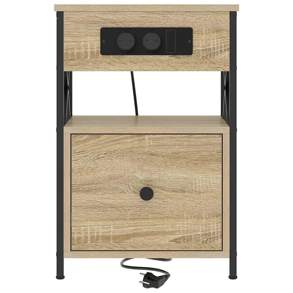 vidaXL Armadio da Notte con cassetto rovere sonoma 40 x 31 x 60 cm