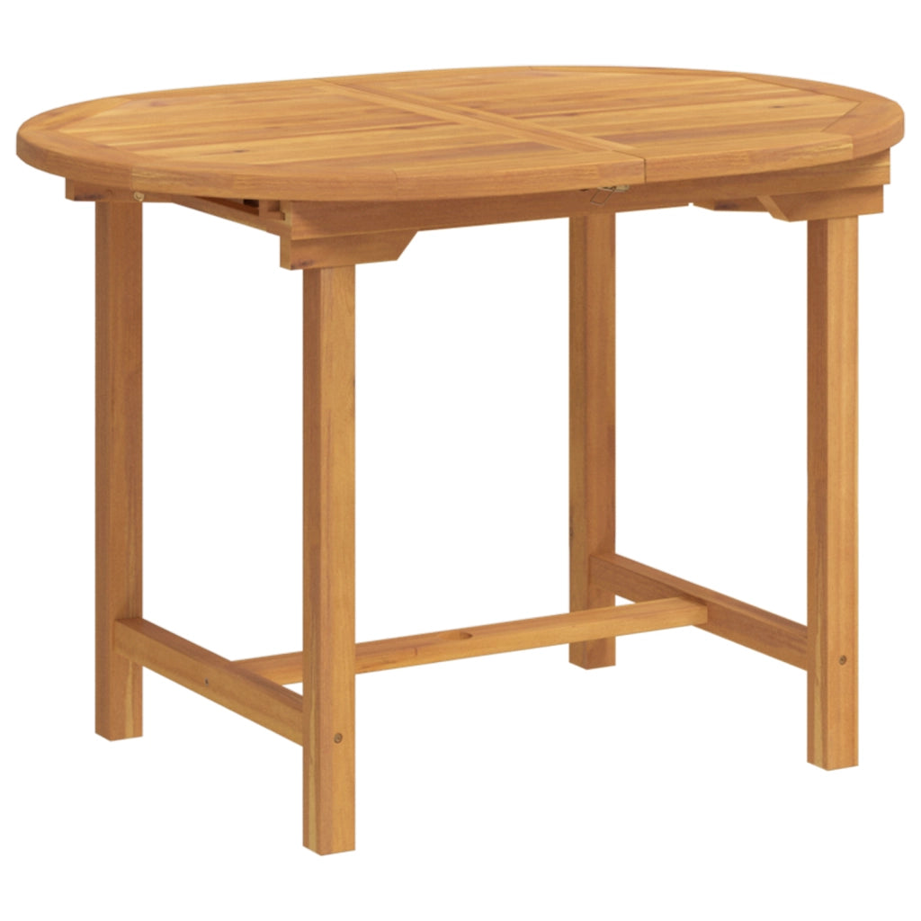 Set da Pranzo da Giardino 7 Pezzi in Legno Massello di Teak