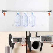 Maniglia per tenda, asta per tenda, alta, maniglia per tenda per bagno, camera da letto, 278-327cm