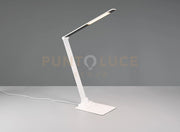 TRAVIS LAMPADA DA STUDIO LED 6,5W 650lm, 3000+5000+6500K BIANCA TOUCH RICARICABILE USB CON REGOLAZIONE TEMPERATURA DI COLORE E FUNZIONE MEMORIZZAZIONE H. 72CM