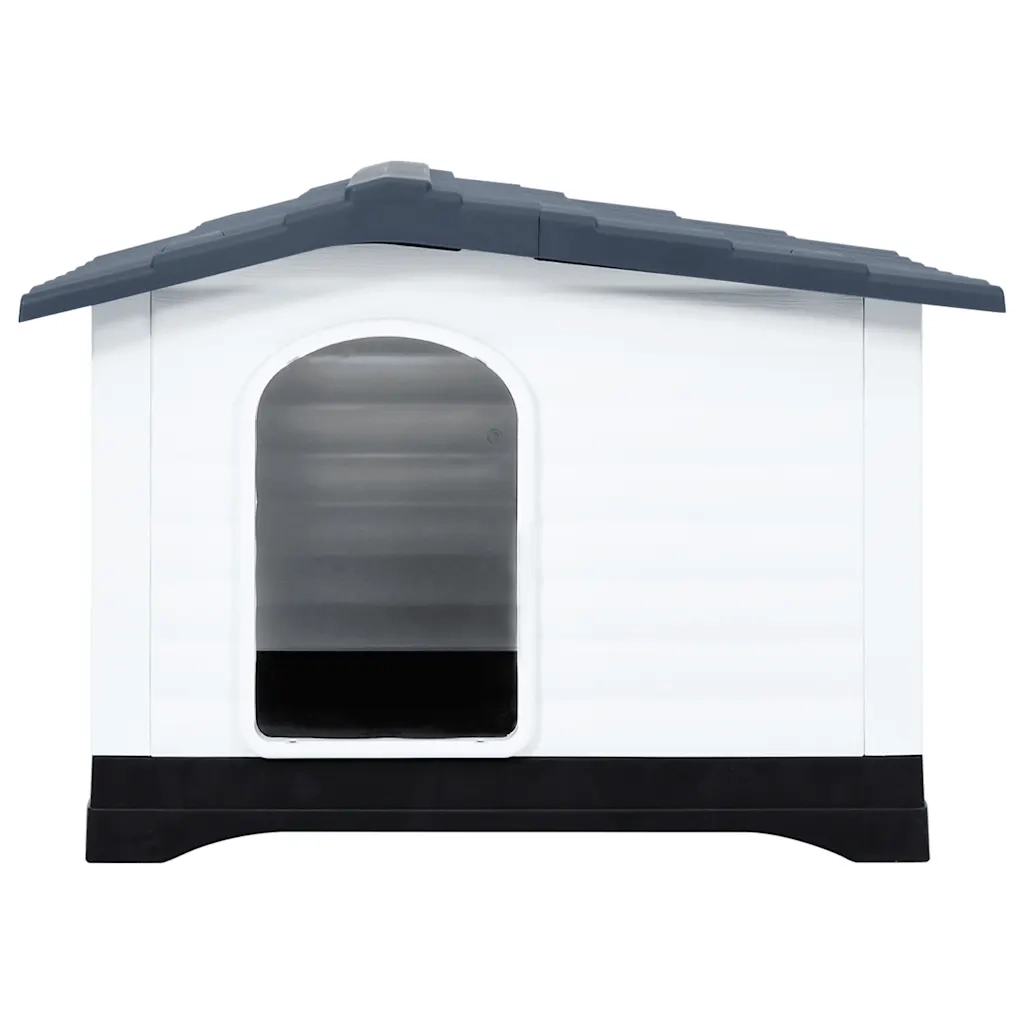Casetta per Cani Grigia 90,5x68x66 cm in Polipropilenecod mxl 128621