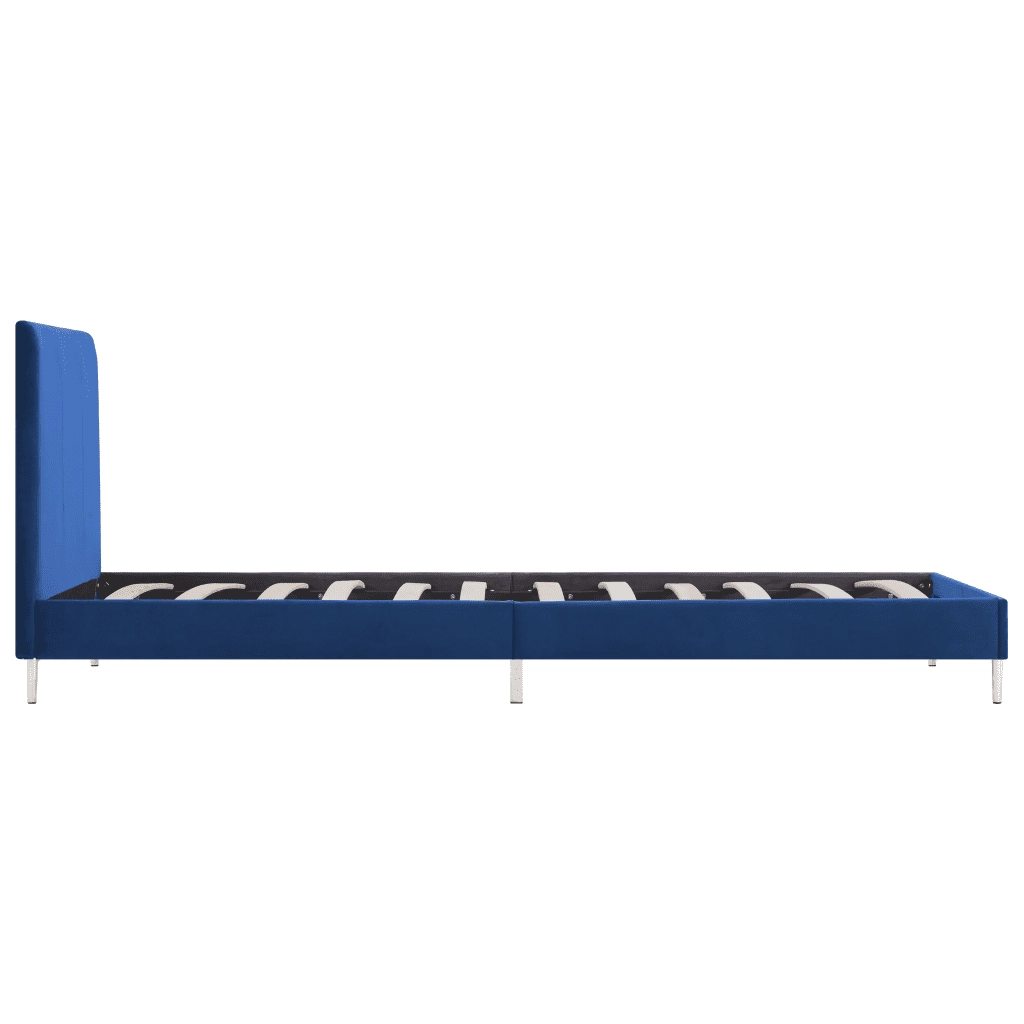 Giroletto senza Materasso Blu 90x200 cm in Tessuto 280951