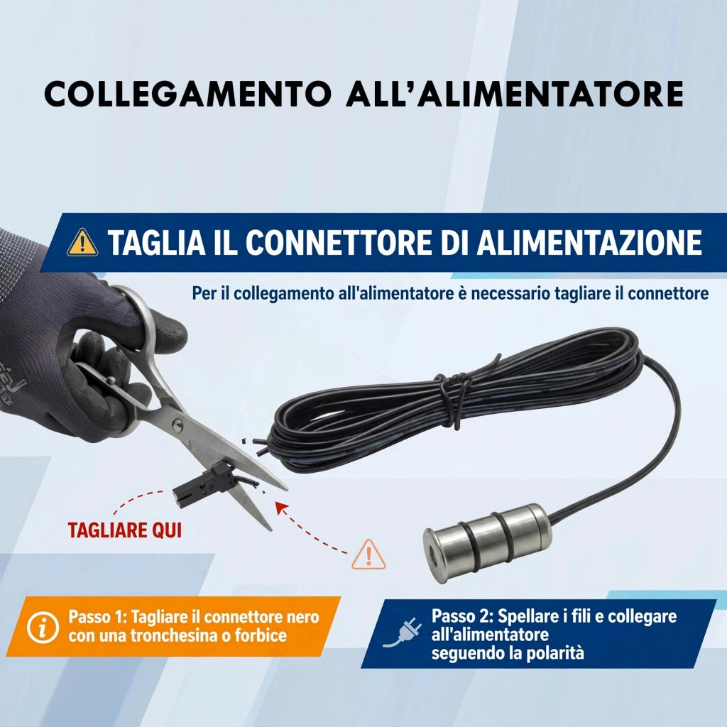 Mini Faretto Punto Luce Spot 12V da Incasso LED 0,1W Basso Consumo Indicatore Luminoso per Mensole Ripiani Ascensore Auto 3000K