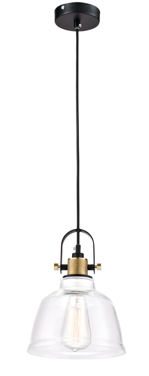 Lampada pendente Pendant in Metallo Irving Nero