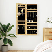 Armadio Portagioie con Specchio a Muro-Specchiera Portagioie 37,5x10x106 cm 621623