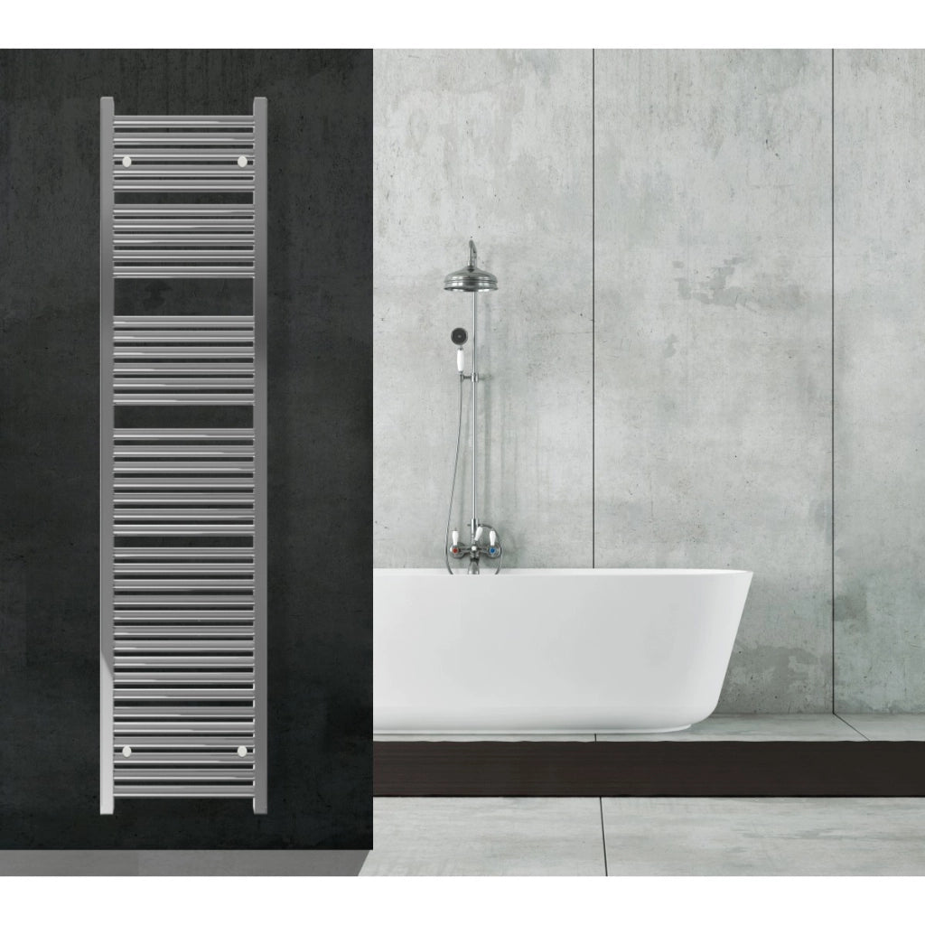 Scaldasalviette termoarredo 180x45 cromato interasse 40 cm idraulico
