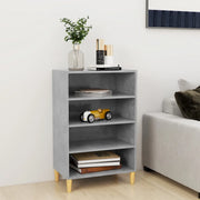 Credenza-Buffet-Armadio da cucina Grigio Cemento 57x35x90 cm in Legno Multistrato 357834