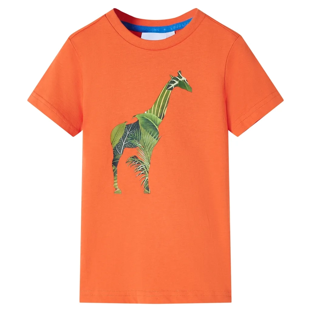 Maglietta per Bambini Arancione Brillante 140cod mxl 133128