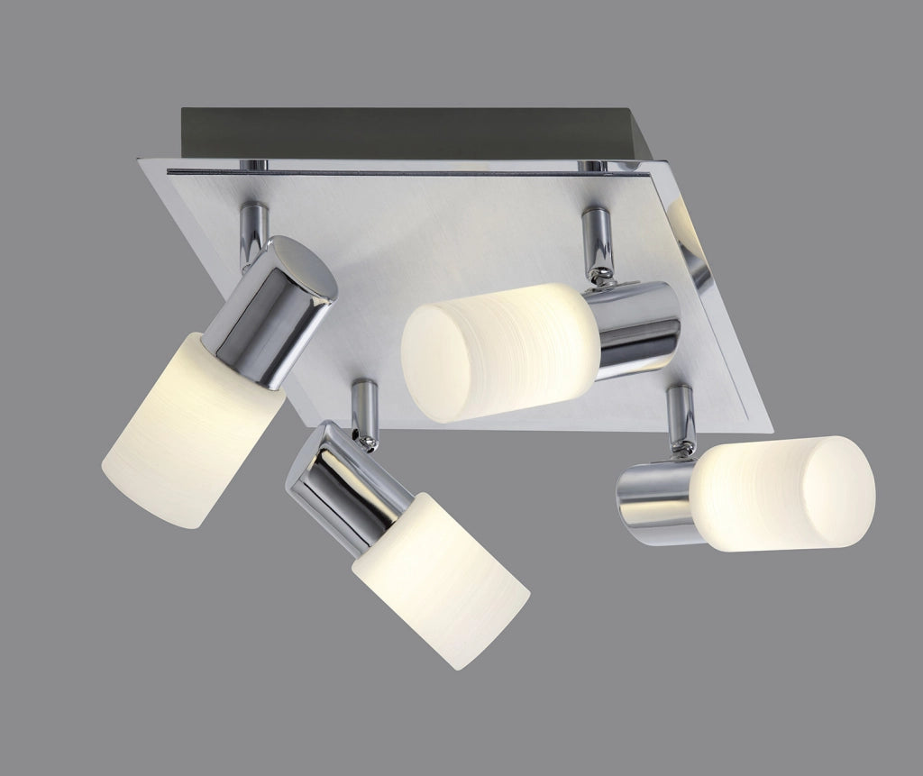Plafoniera da Interno a LED in Metallo Cromo