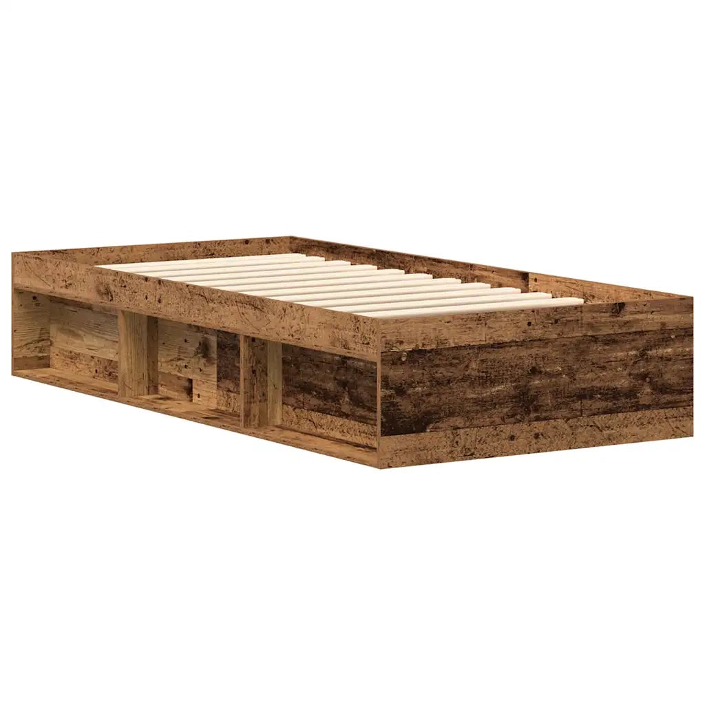 Giroletto senza Materasso Legno Antico 90x190cm in Truciolato 3328825