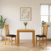 Set da pranzo 3 pz Nero Legno di Quercia Massello 3430319