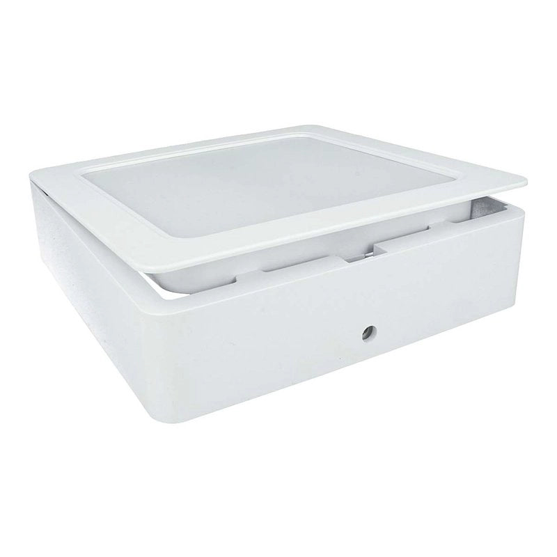 Faretto Led Da Incasso Quadrato 18W 1800LM Neutro 4000K 170X170mm Montaggio 2 In 1 Da Plafone e Da Incasso