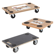 CARRELLO MULTIUSO PEDANA IN LEGNO CM29X29 -RUOTE DIAM 50 PORTATA 200 KG