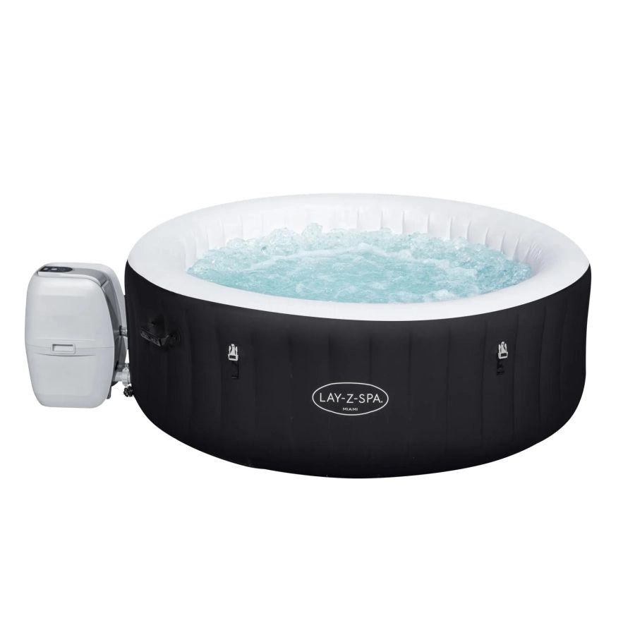 PISCINA IDROMASSAGGIO LAY-Z-SPA MIAMI AIRJET 180X66CM  2-4 ADULTI 669L ROTONDA
