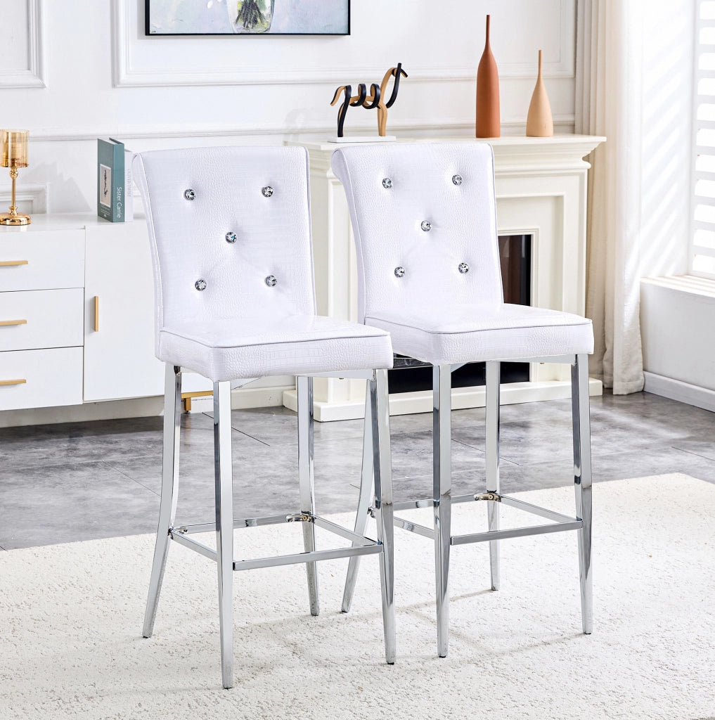 SGABELLO DA BAR Set da 2 pezzi in PVC