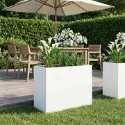 Vaso da giardino Bianco 60 x 30 x 40 cm 8005556