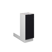 Vicco Isola cucina Nero a righe 30 cm senza piano di lavoro