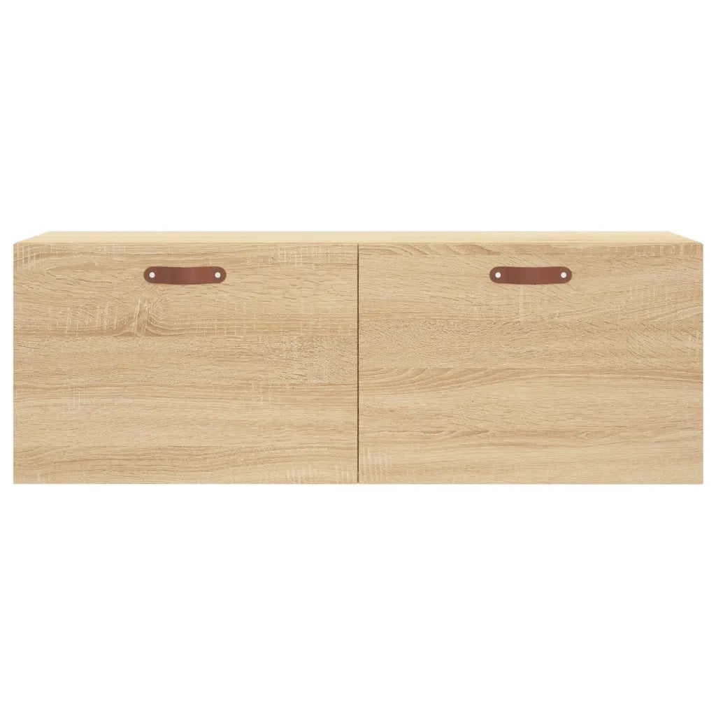 vidaXL Mobile a Parete Rovere Sonoma 100x36,5x35 cm Legno Multistrato