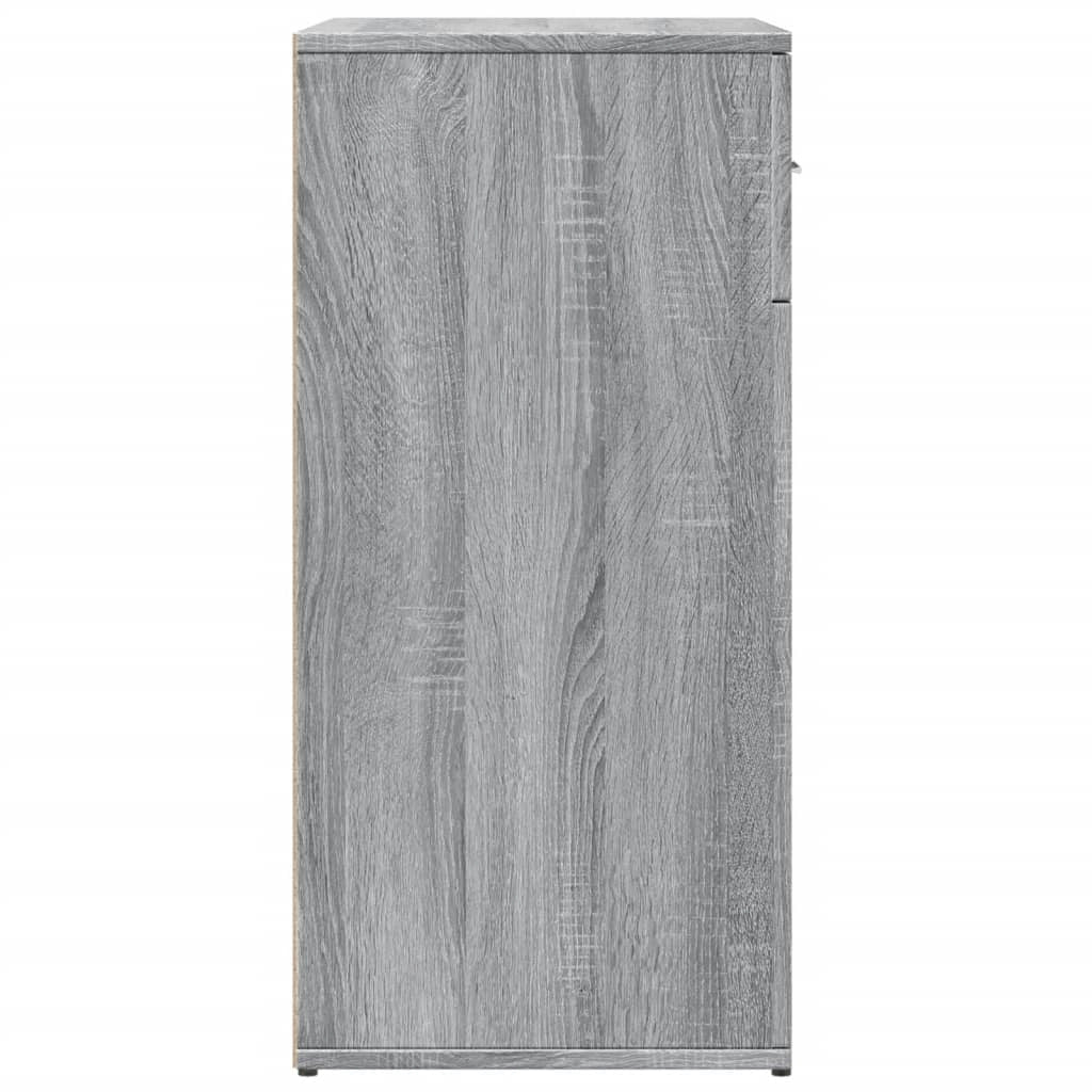 Buffet credenza cassettiera armadio mobile contenitore organizer cucina soggiorno Sonoma 79 x 38 x 80 cm legno ingegnerizzato grigio 02_0036526