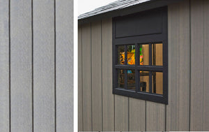 Casetta da Giardino Porta Attrezzi 230x350x242 cmin Duotech Keter Oakland 7511 Grigia