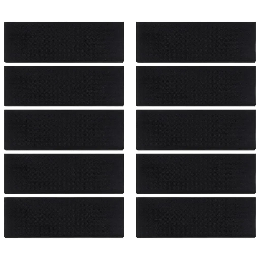 Tappetino per Scale 10 pz 25x75 cm in Gomma 155641