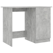 Scrivania tavolo postazione di lavoro mobile per computer studio 100 x 50 x 76 cm legno ingegnerizzato grigio 02_0023828