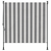 Tenda a rullo | Tenda avvolgibile Esterna Antracite e Bianco 200 x 270 cm