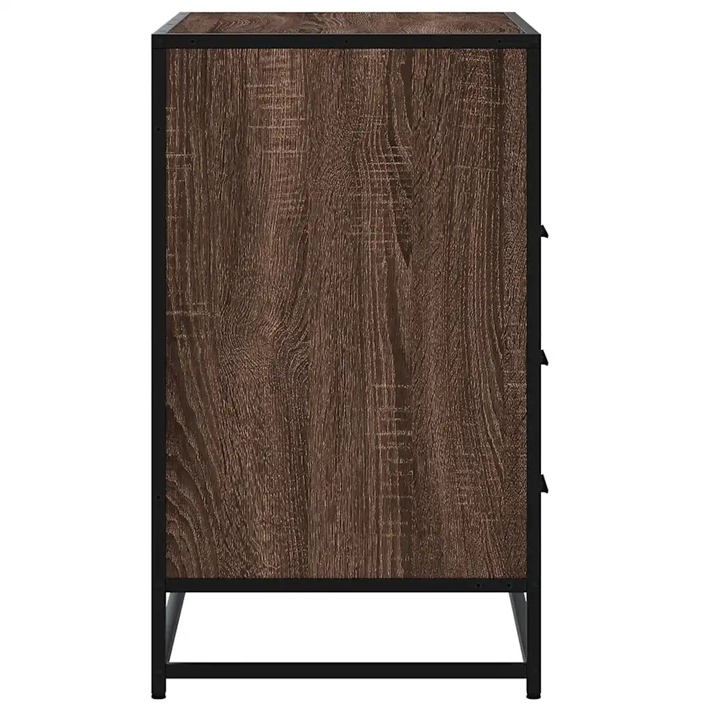 Cassettiera Rovere Marrone 70x41x70 cm in Legno Multistrato CFW2249987