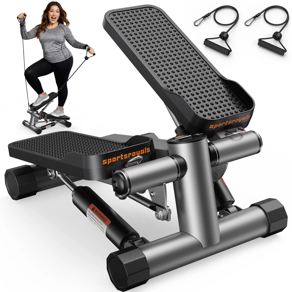 Scala stepper per esercizi a casa - zephmum - con corde di potenza per allenamento gambe braccia glutei