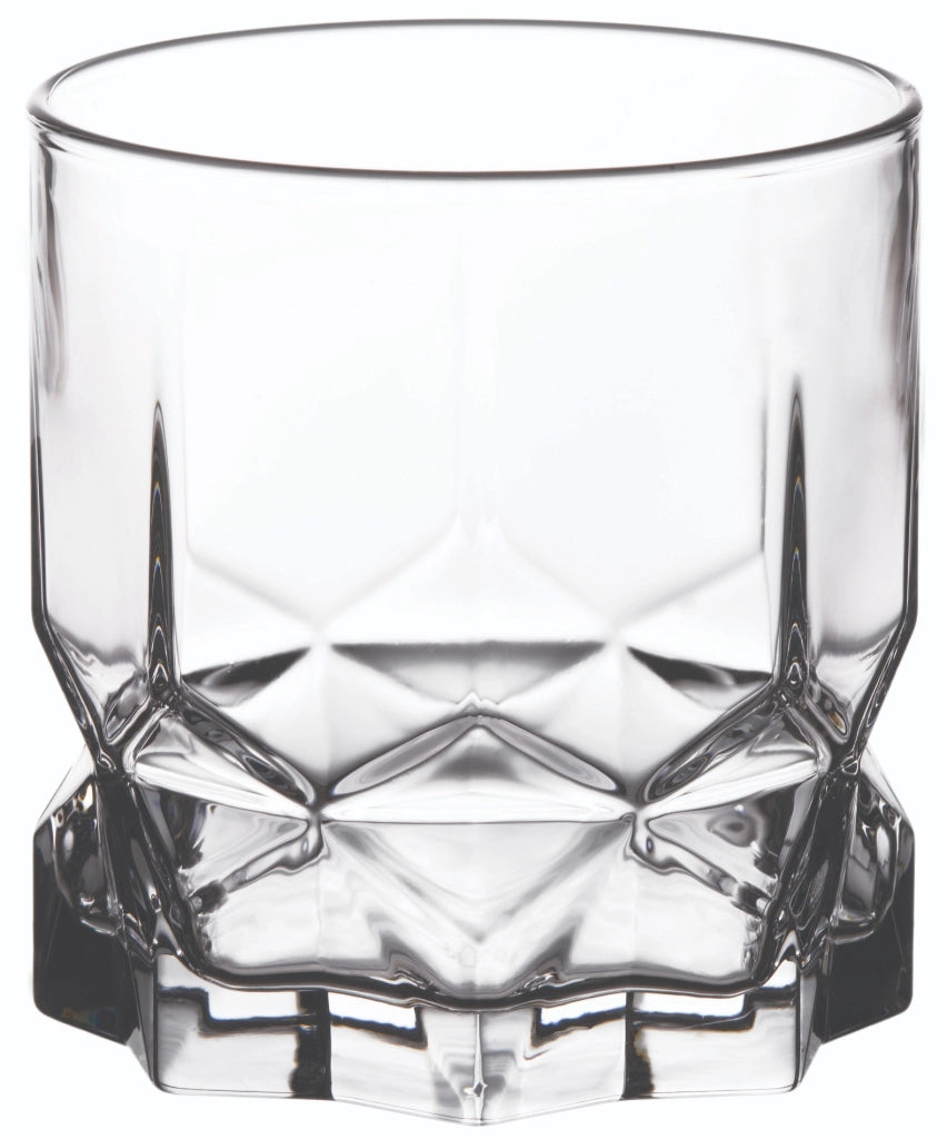 Set di 6 bicchieri KADAX per bevande e succhi di frutta, 325 ml, stile letterario.