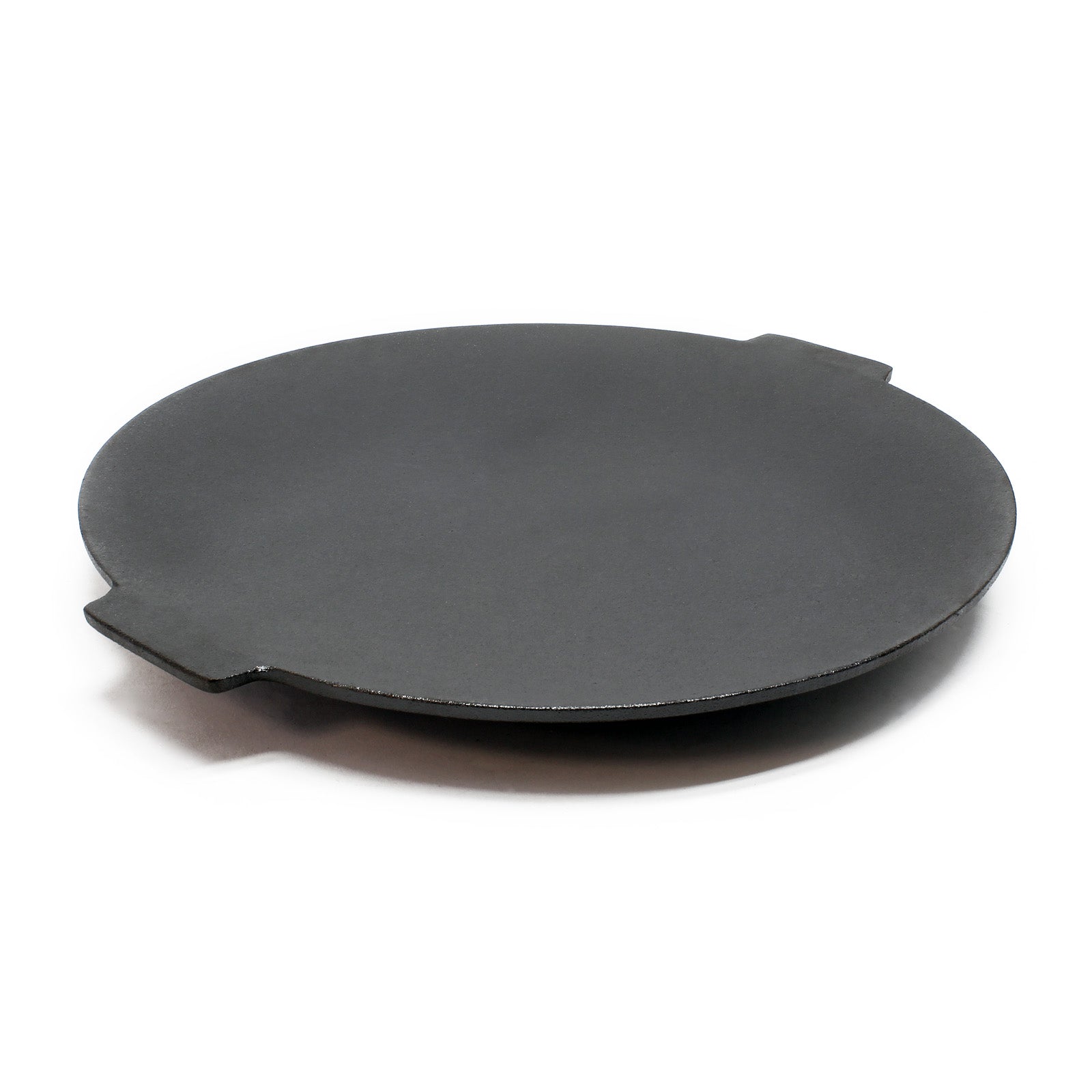 Piastra per barbecue fuoco in ghisa, liscia, rotonda Ø44cm altezza 35 cm con 3 piedi