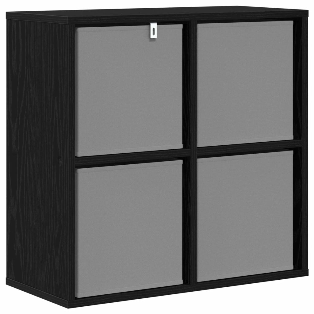 Credenza | Madia | Buffet da pranzo | Armadio da pranzo con cassetto Rovere Nero 59,5 x 27 x 57 cm