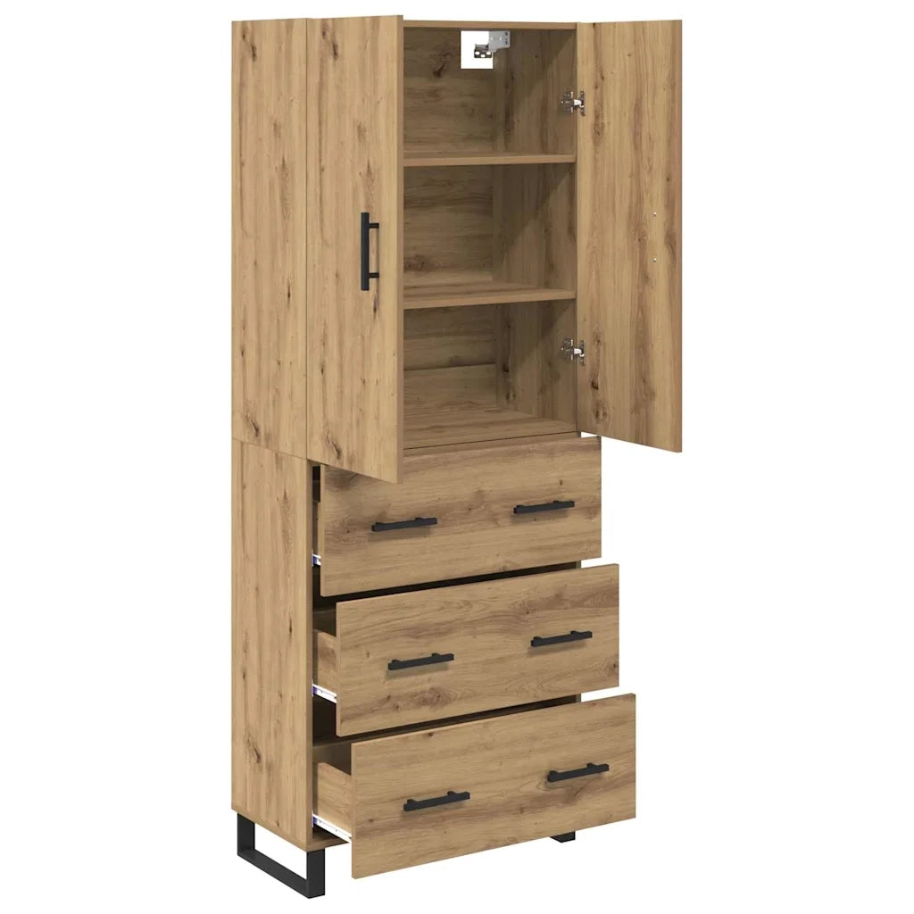 Credenza 2 pcs Rovere artigianale 69,5 x 34 x 180 cm 3416014
