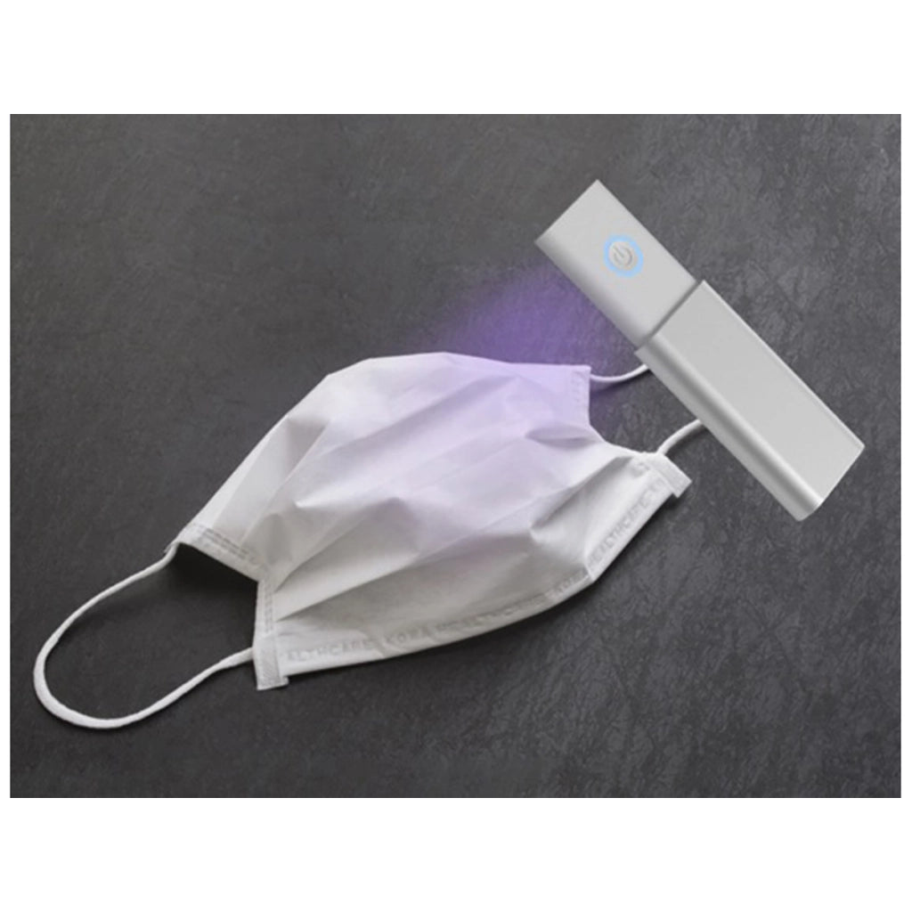 Lampada ultravioletta UV-C portatile compatta per la disinfezione e la sterilizzazione Bianco Avizar