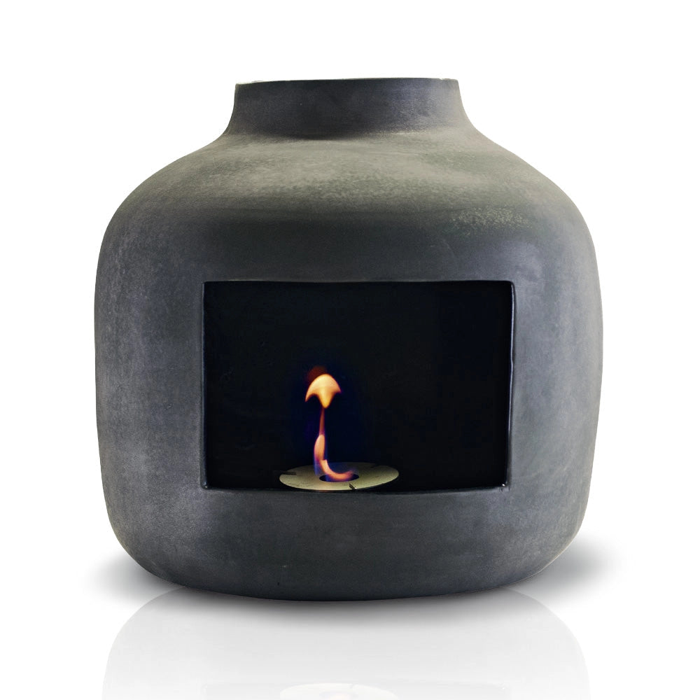 Camino a Bioetanolo da Parete in Ceramica 50x60 cm Ferazzoli Apple Canna di Fucile