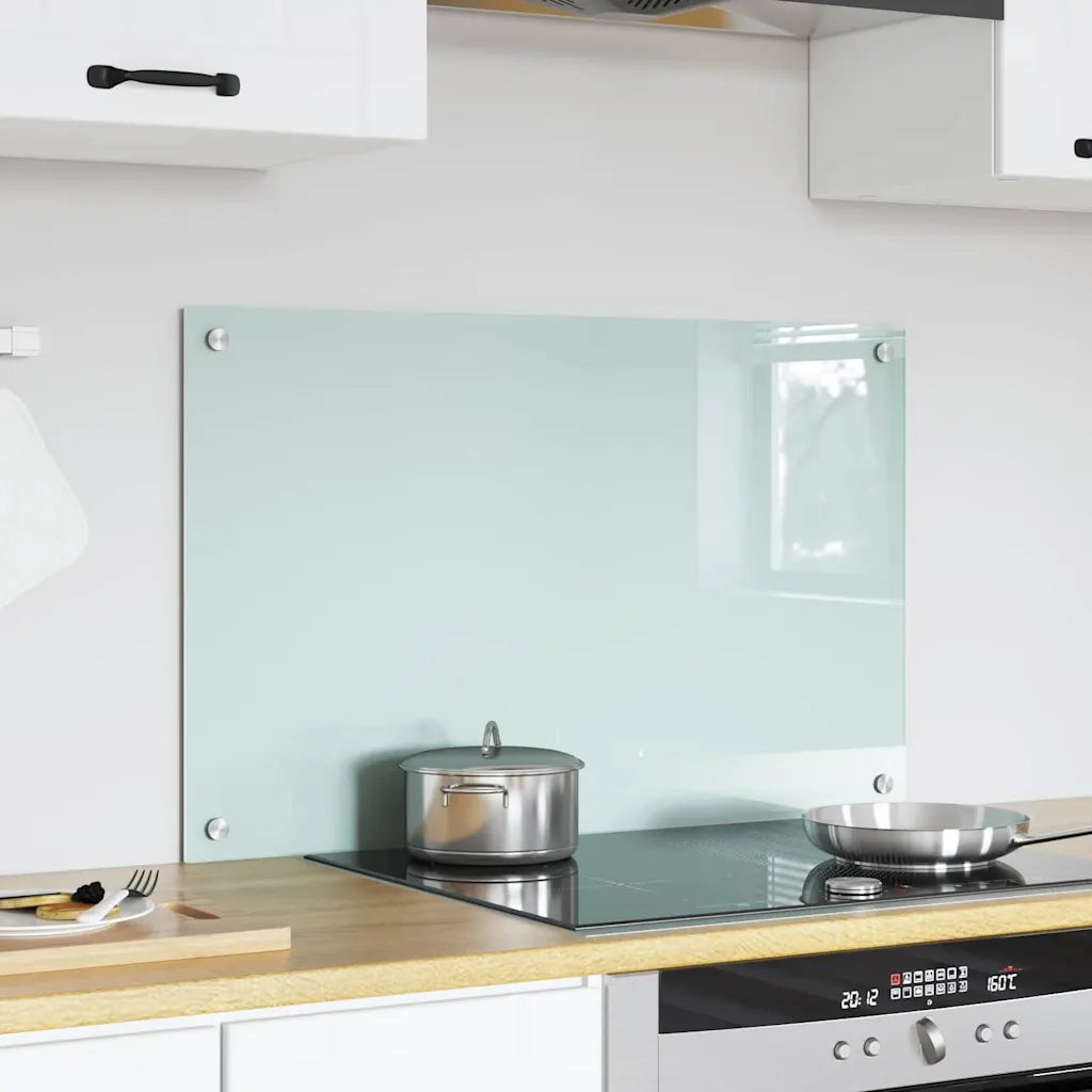 Schienale da cucina Latte 80 x 50 cm vetro temperato CFW5847571