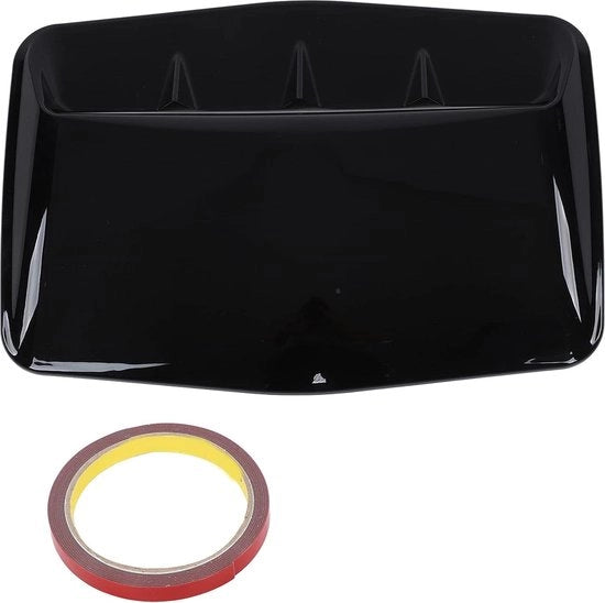 Kit di copertura per cappelliera decorativa | Copertura ABS per cappelliera auto con adesivo per modifica automobilistica (Nero lucido)