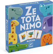 Gioco di costruzione con animali in legno Ze Totanimo, Djeco, Eta 3+