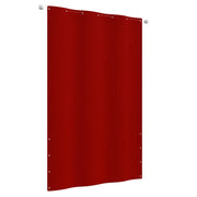 Paravento per Balcone Rosso 140x240 cm in Tessuto Oxford