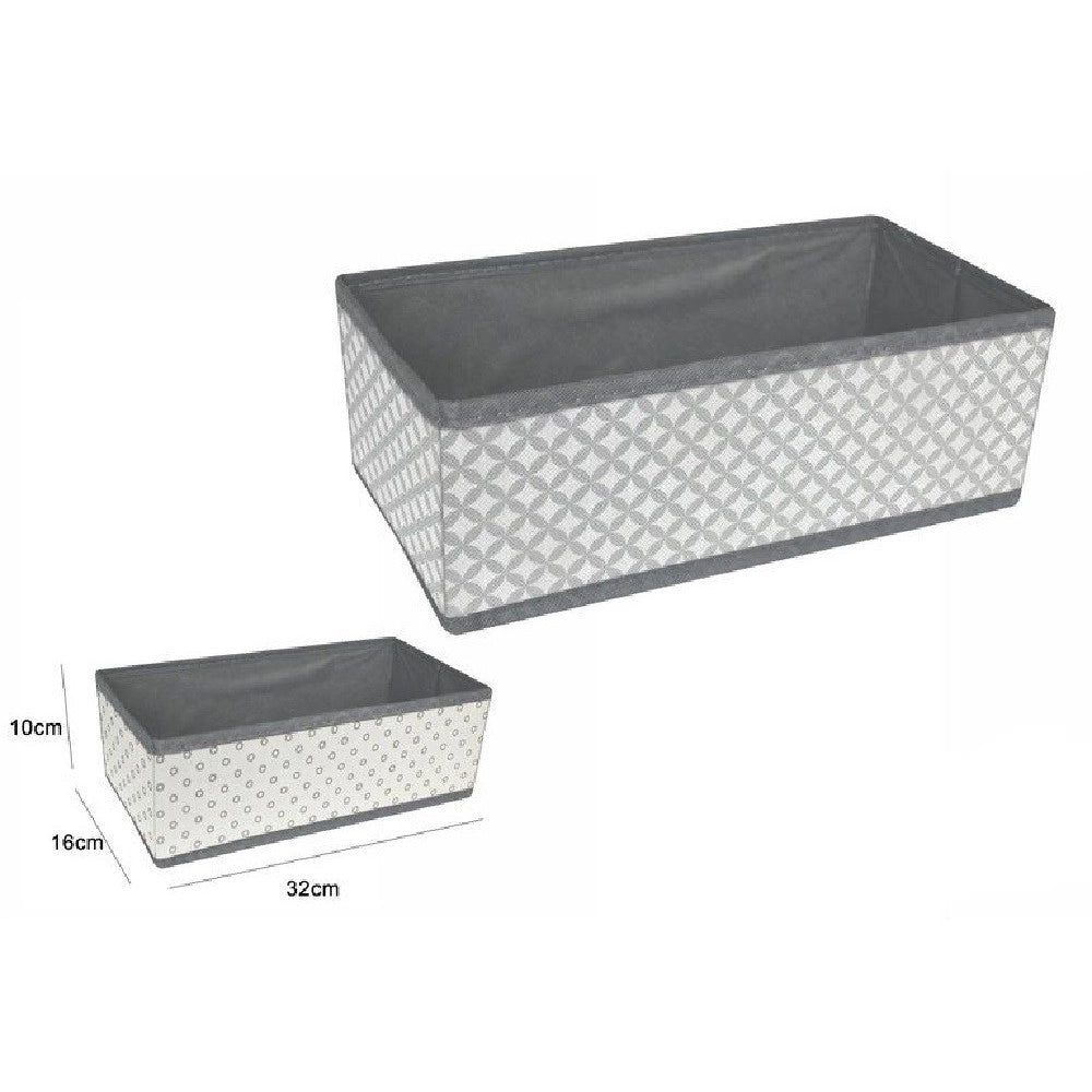 Trade Shop - Scatola Salvaspazio Portatutto Contenitore Armadio Organizer 32x16x10cm 53031a -