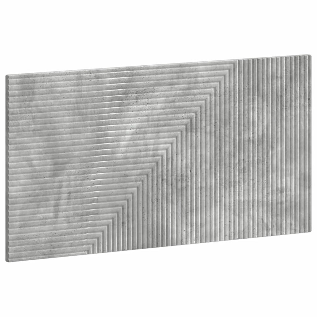 Testiera da Muro HAARLEM Grigio Cemento Legno ingegnerizzato 896978