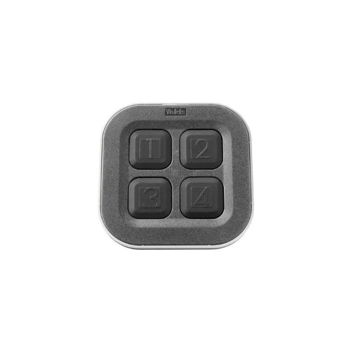 URMET TELECOMANDO A 4 PULSANTI INDIPENDENTI SERIE DESIGN, SISTEMA RADIO POWER, DA APPOGGIO A TAVOLO, COLORE ANTRACITE GALET4TP