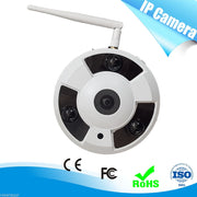 IP CAMERA WIFI DOME LAN VIDEO SORVEGLIANZA 3 LED ARRAY 1.3 Mpx TVL SOFFITTO 360°