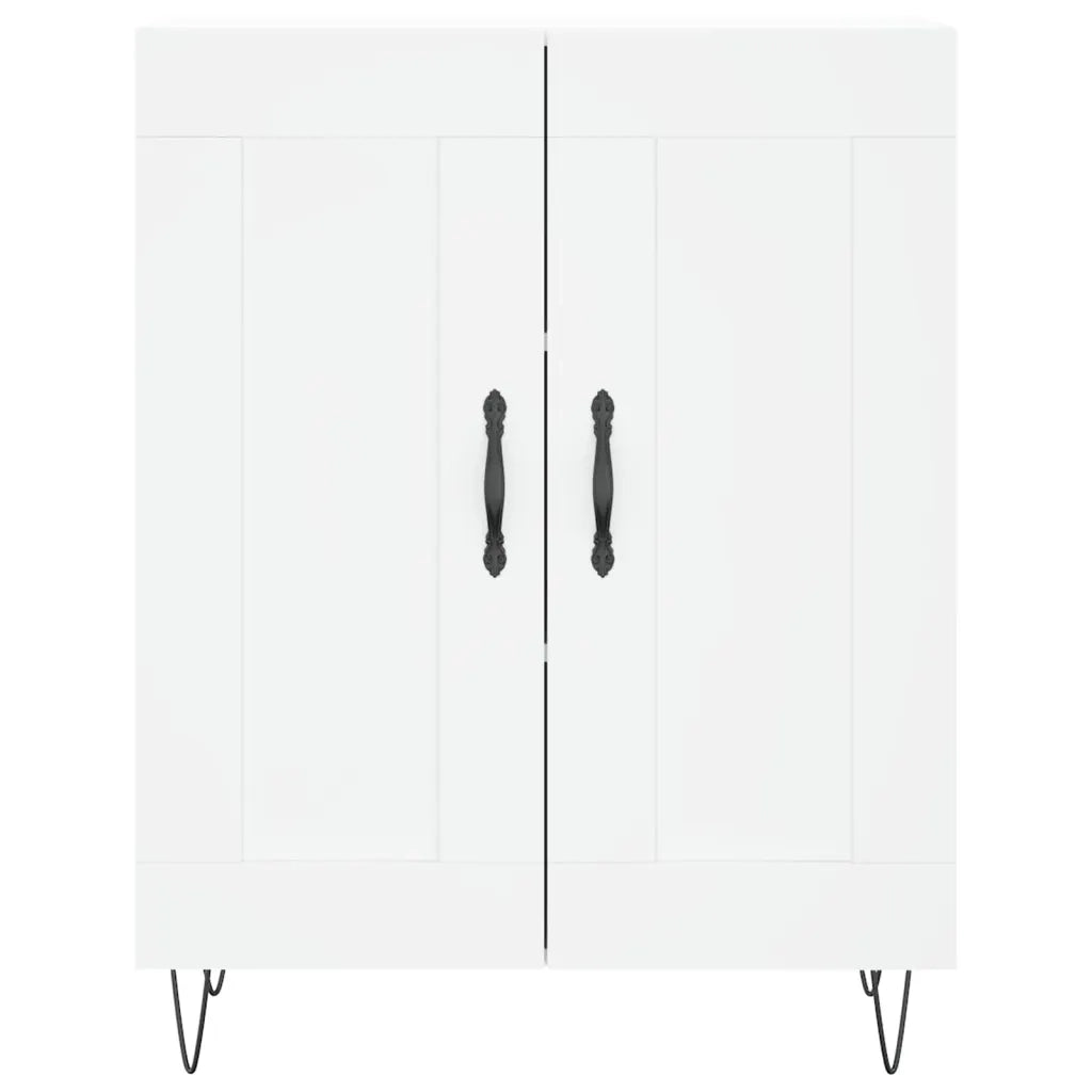 Credenza Bianca 69,5x34x180 cm in Legno Multistrato 3189949