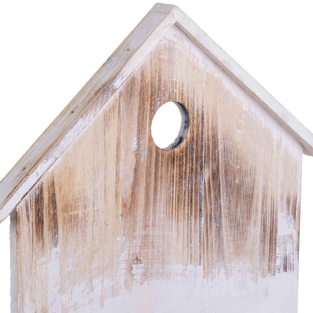 Supporto per fioriera quadrato in legno 26x13x33/11H cm