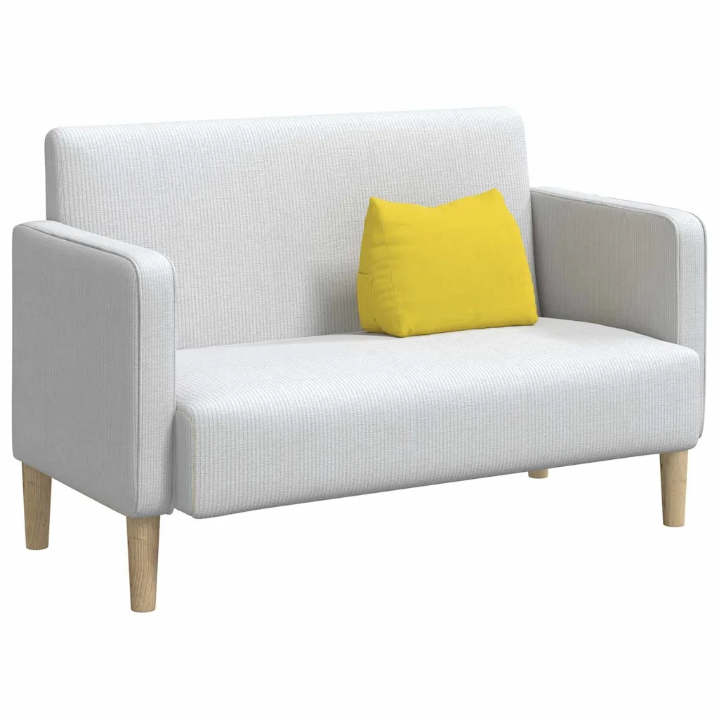 Cuscino per Schiena | Cuscino dorsale Giallo Chiaro 45 x 20 x 35 cm Tessuto