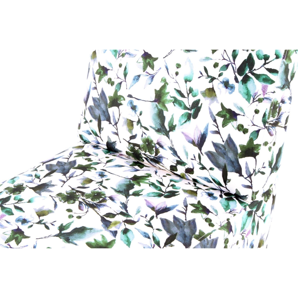 Poltrona design Indira 210 Flower con stampa floreale