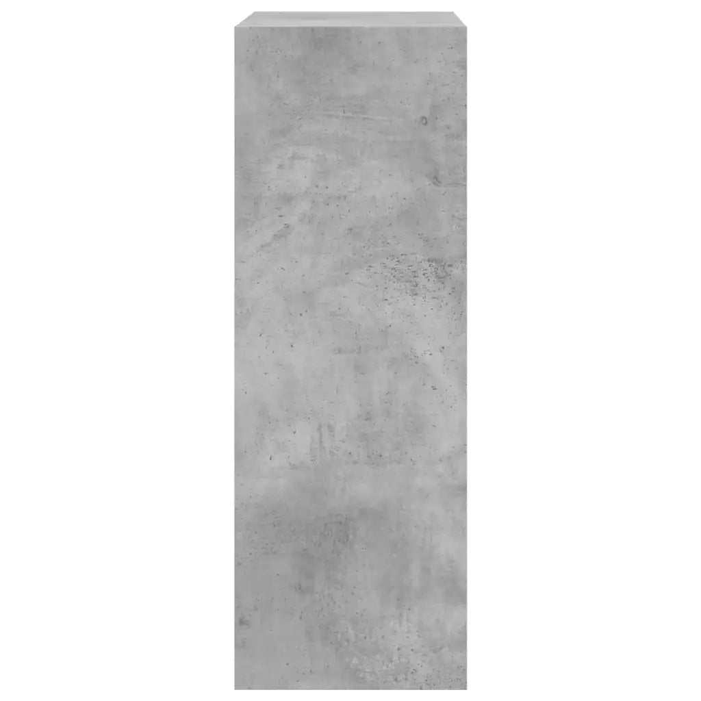 Scarpiera Grigio Cemento 60x34x96,5 cm in Legno Multistrato 839948