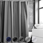 Douchegordino acqua impermeabile 180 x 200 cm - anti muffa, lavabile, assorbente rapido - grigio scuro