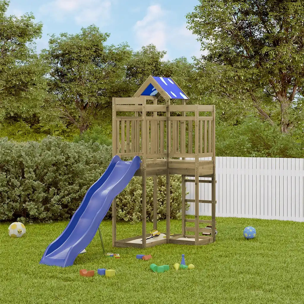 Set da Gioco da Esterno in Legno di Pino Impregnato 3278988